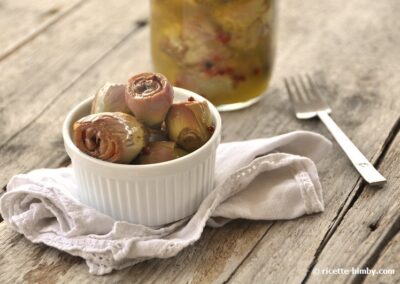 Carciofini sott’olio Bimby