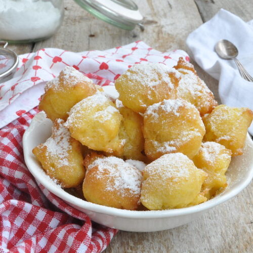 Castagnole con patate Bimby