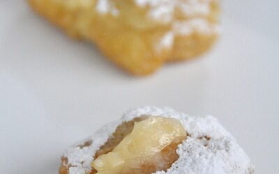 Castagnole fritte con crema