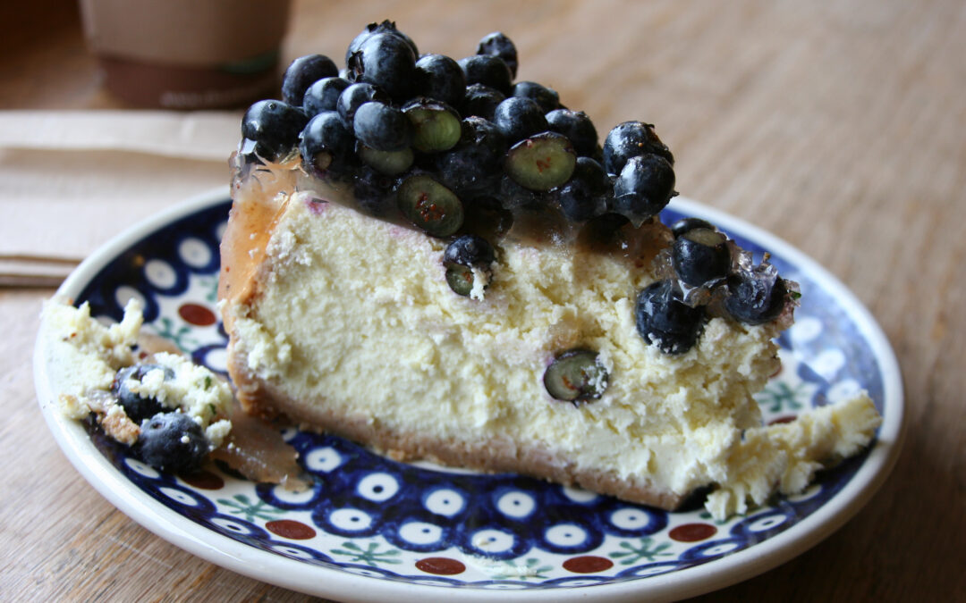 Cheesecake ai mirtilli