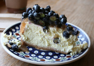 Cheesecake ai mirtilli