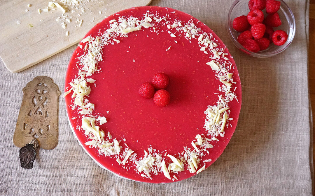 Cheesecake al cioccolato bianco