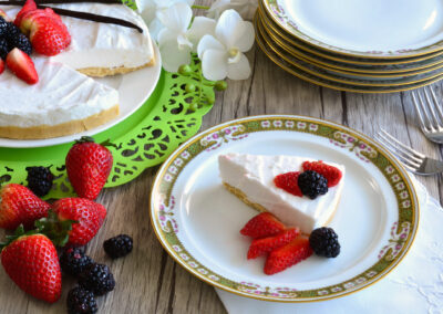 Cheesecake alla vaniglia