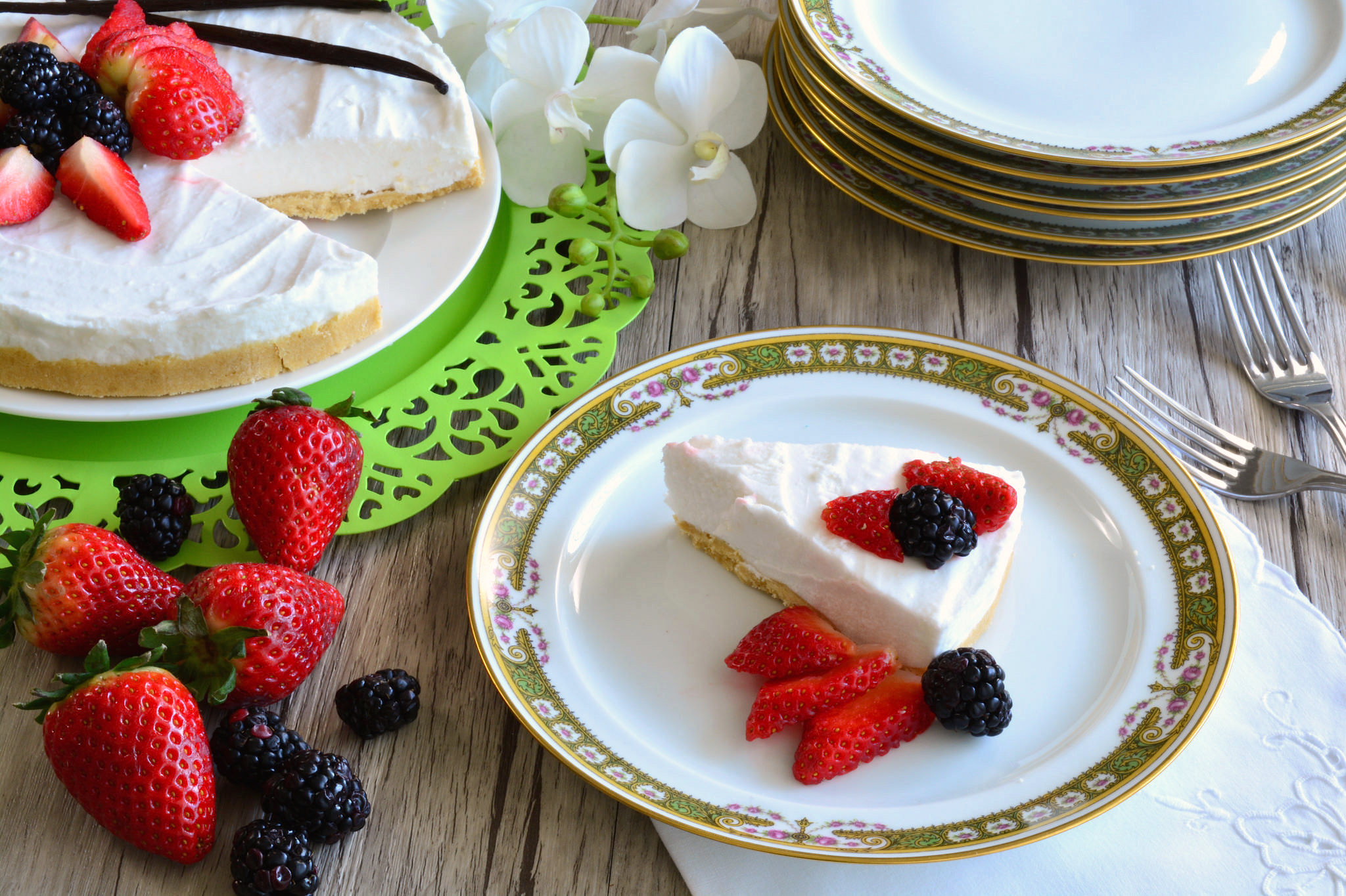 Cheesecake alla vaniglia Bimby