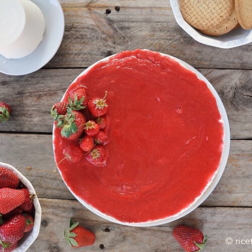 Cheesecake alle fragole Bimby
