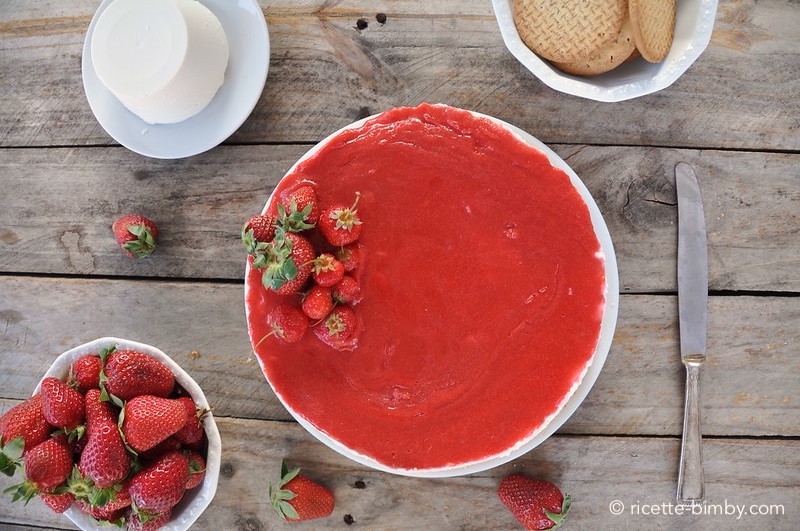 Cheesecake alle fragole Bimby