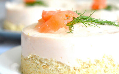 Cheesecake al salmone