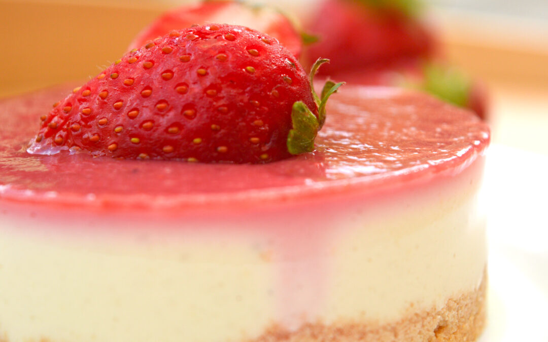 Cheesecake vegan alle fragole