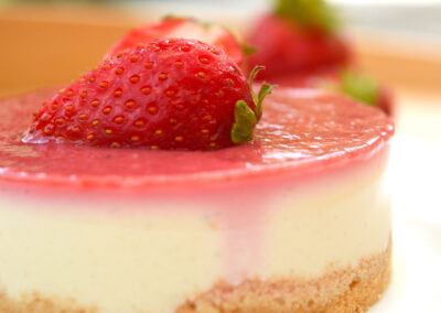 Cheesecake vegan alle fragole