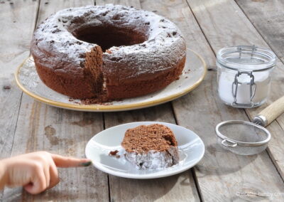 Ciambella al cioccolato morbida