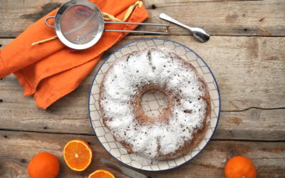 Ciambella all’arancia sofficissima senza glutine e senza lattosio