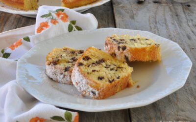 Ciambella con gocce di cioccolato