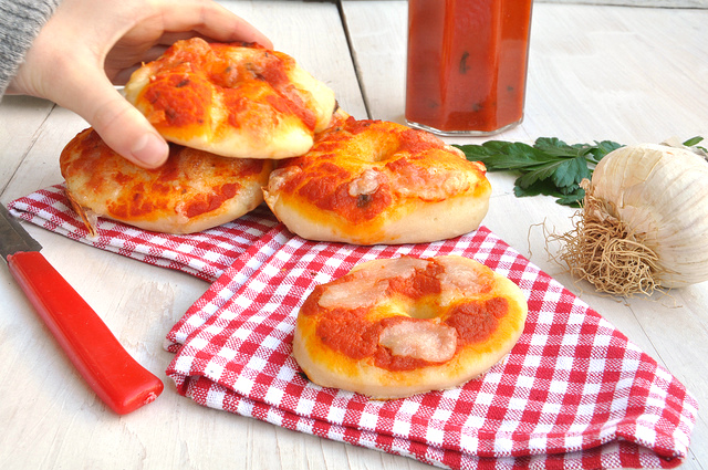 Ciambelle di pizza Bimby