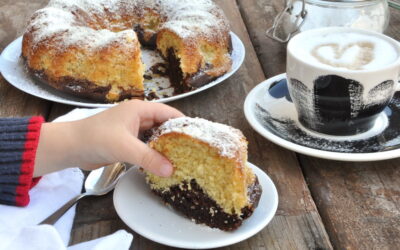 Ciambellone bianco e nero