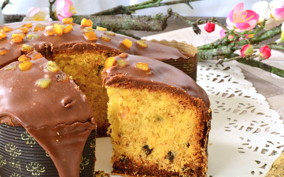 Colomba all’arancia e cioccolato con il Bimby