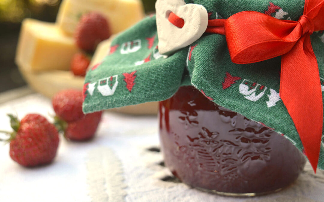 Confettura fragole e peperoni