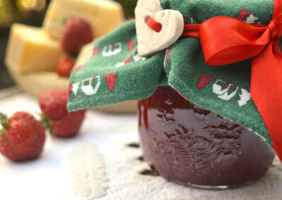 Confettura fragole e peperoni