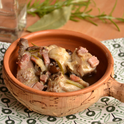 Coniglio in umido Bimby