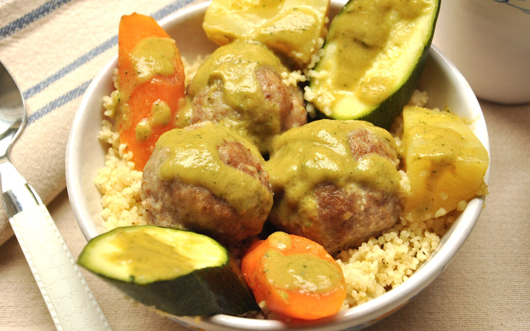 Couscous con polpettine di carne e verdure