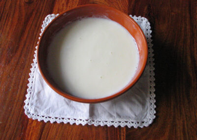 Crema al latte senza panna