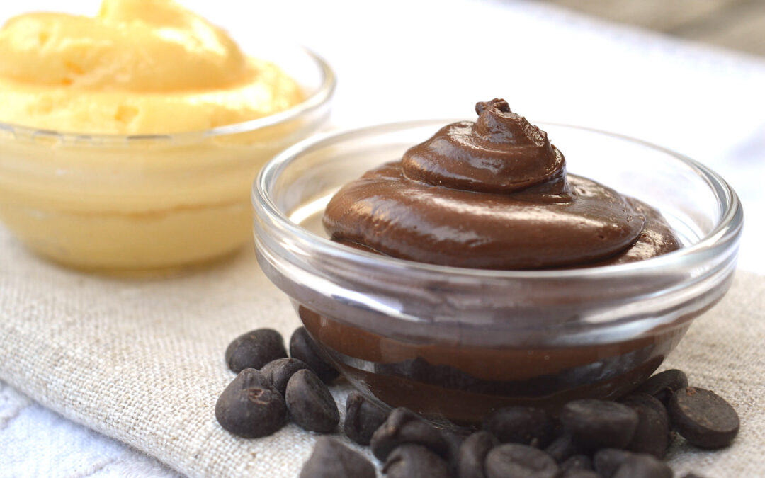 Chiboust al cioccolato