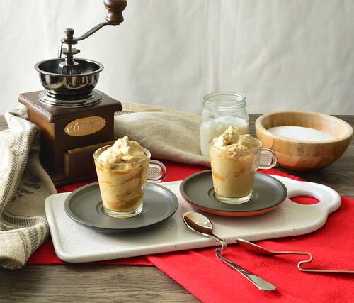 crema di caffè bimby con caffè liquido e panna Crema al caffè Bimby densa come al bar