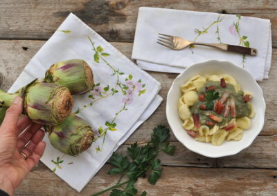 Crema di carciofi per la pasta