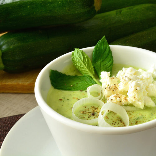 Crema fredda di zucchine Bimby