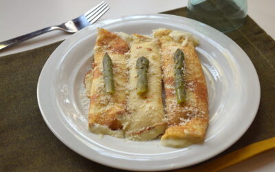 Crêpes agli asparagi