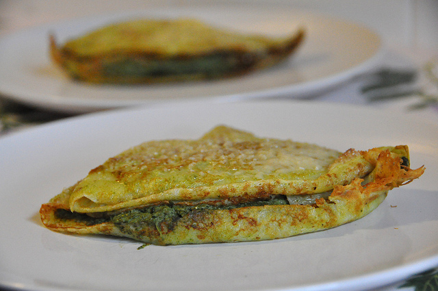 Crepes ricotta e spinaci