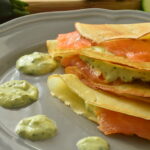 Crepes salmone e zucchine Bimby: passo 1