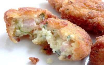 Crocchette di patate e prosciutto