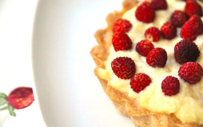 Crostata con fragoline di bosco