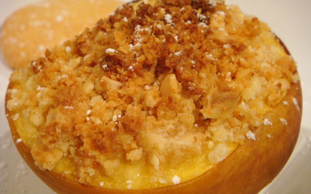 Crostata pesche e amaretti