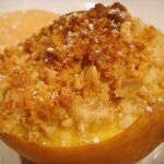 Crostata di pesche e amaretti Bimby