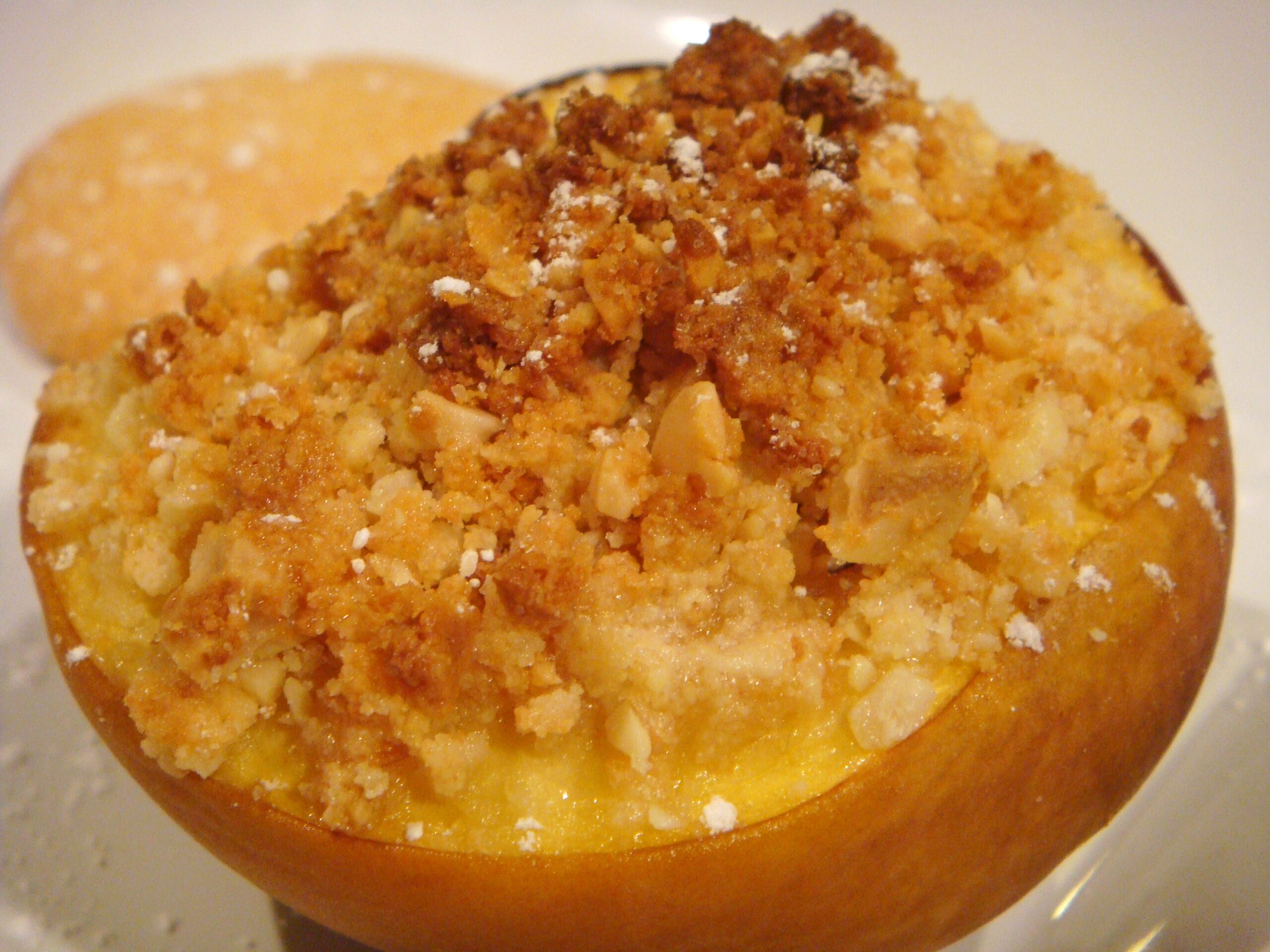 Crostata di pesche e amaretti Bimby