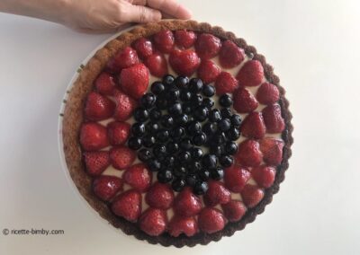 Crostata morbidissima crema e frutta