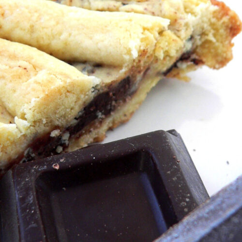 Crostata ricotta crema e cioccolato Bimby