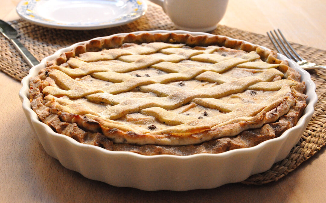 Crostata ricotta e pistacchi