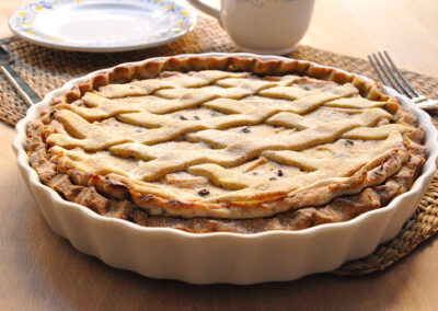 Crostata ricotta e pistacchi