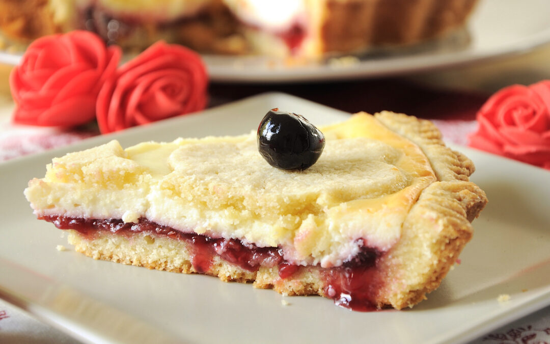Crostata ricotta e visciole