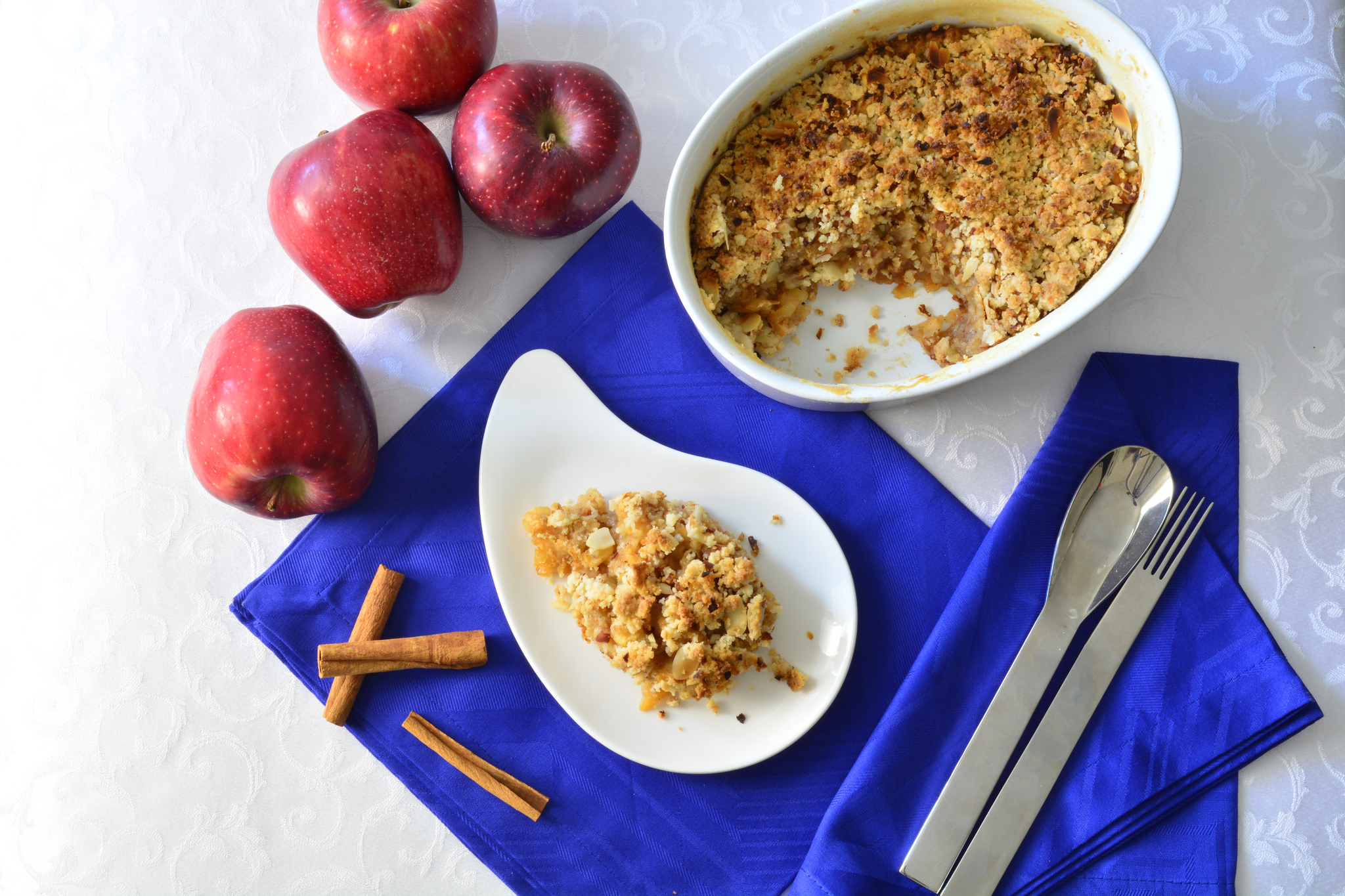 Crumble di mele Bimby
