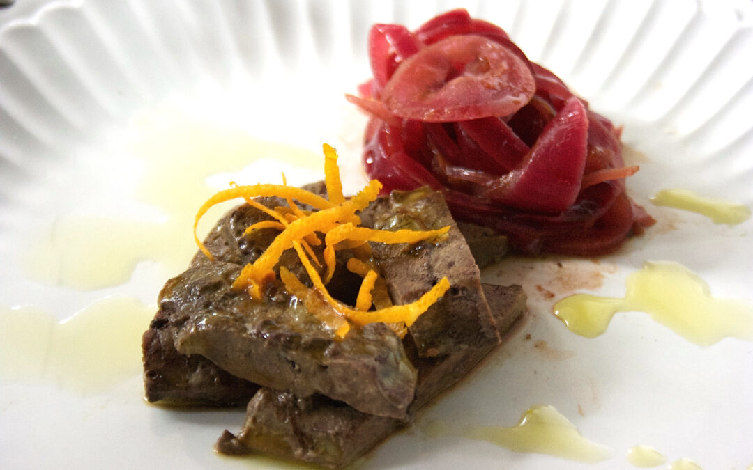 Fegato in salsa all’arancia