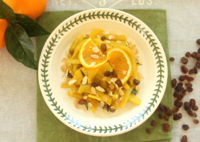 Finocchi arancia e zafferano