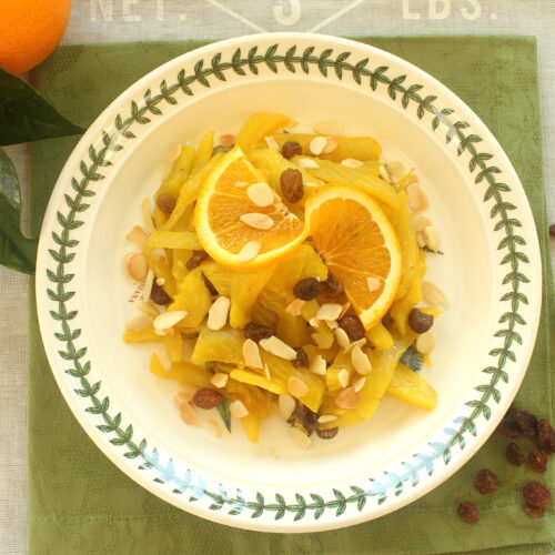 Finocchi arancia e zafferano Bimby