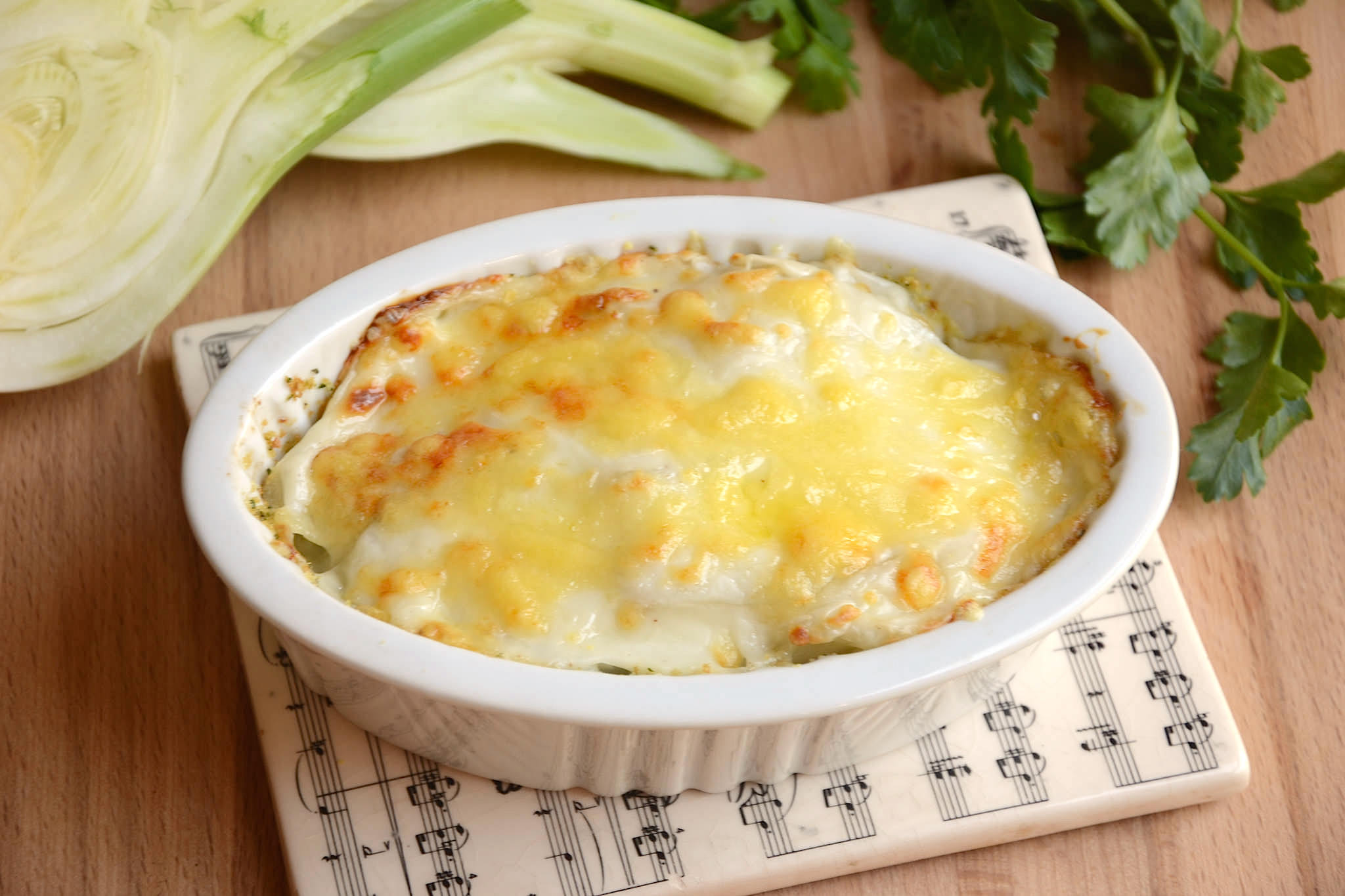 Finocchi gratinati Bimby