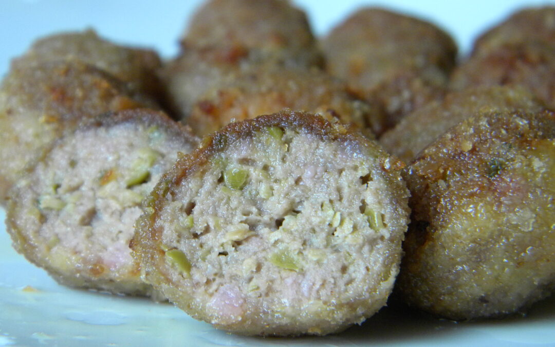 Finte olive ascolane: olivelle di carne