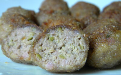 Finte olive ascolane: olivelle di carne