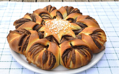 Fiore di pan brioche alla Nutella