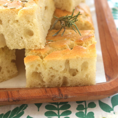 Focaccia alta e morbida Bimby